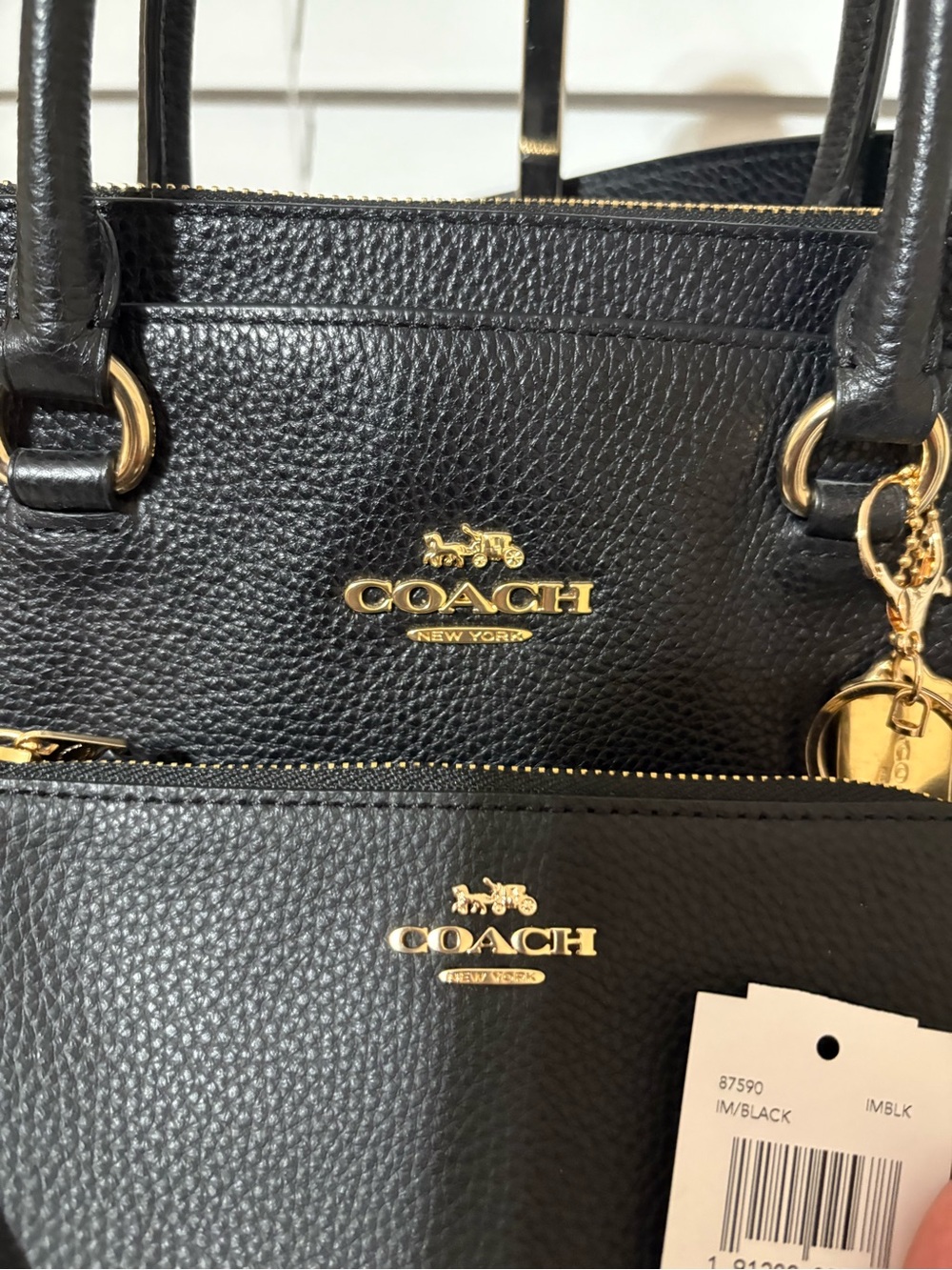 Coach Mia Satchel with matching Wristlet - Picture 2 of 10